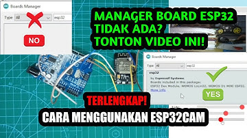 Cara Menggunakan ESP32 Camera Dengan Arduino Terlengkap! Atasi Masalah Tidak Ada Manager Board ESP32