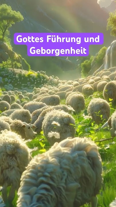 Gottes Führung und Gott Jesus Bibel Führung Psalm23 