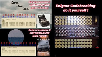 Enigma Codebreaking with the Turing-Welchman Bombe - do it yourself!