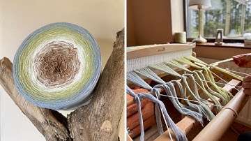 Warping the Kromski Harp Forte - Woolpedia Colors yarncake