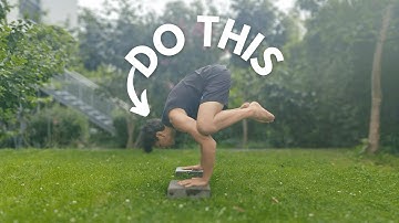 Do THIS before learning the HANDSTAND... (Frog Stand Crow Pose)