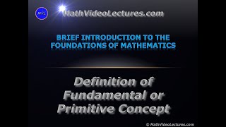Definition of Fundamental or Primitive Concept Profile