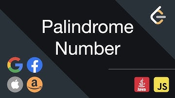 Leetcode - Palindrome number explained in Javascript & Java | Coding interview question