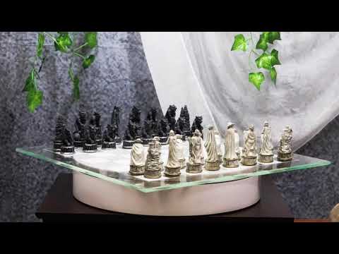  Nemesis Now Vampire & Werewolf Chess Set 44cm Black : Toys &  Games