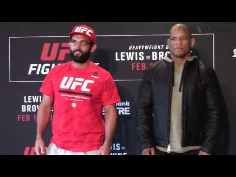 UFC Fight Night 105 media day face-offs