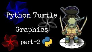 python turtle graphics part-2 #python #turtlegraphics #growwithalgrow