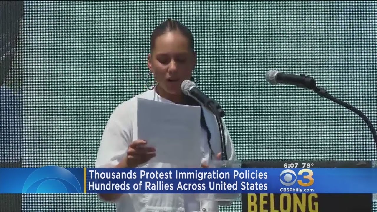 Thousands Protest Immigration Policies With Rallies Across United States