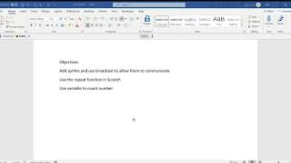 Scratch Broadcast, Variable and repeat