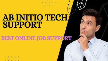 Ab Initio Online Job Support | Best Abinitio Remote technical support