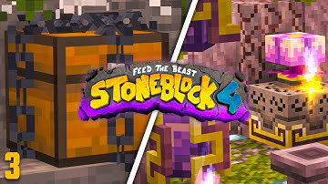 Minecraft: Stoneblock 4 - The First Dungeon (#3)