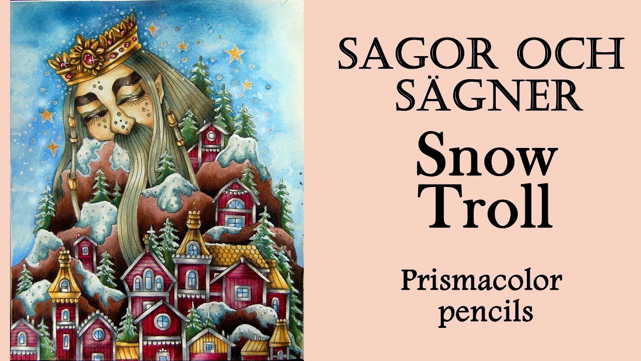 Sagor Och Sagner Coloring Book By Swedish Artist Emelie