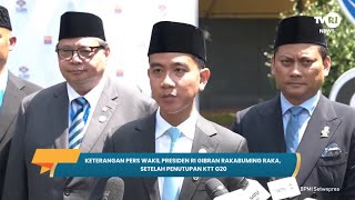 Keterangan Pers Wakil Presiden Ri Gibran Rakabuming Raka, Setelah Penutupan Ktt G20