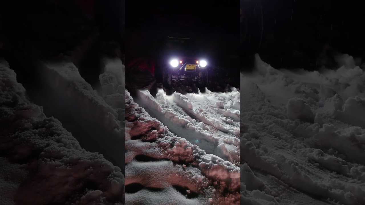 今年初のスノアタ ② 