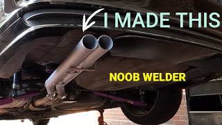 DIY Muffler Delete | Welding my own exhaust | First time fab by DriftSanti 224 views 1 year ago 13 minutes, 59 seconds