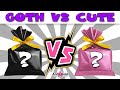 CHOOSE YOUR GIFT  🖤  GOTH VS CUTE GIRL 💖  ANNA GOLD 🖤  ВЫБИРАШКИ