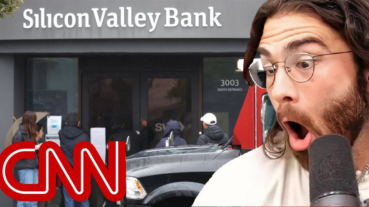 Here's how Silicon Valley Bank collapsed in 48 hours | HasanAbi reacts to CNN