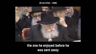 Lubavitcher Rebbe: "How Can We Endure Exile?" RebbeDaily #3632