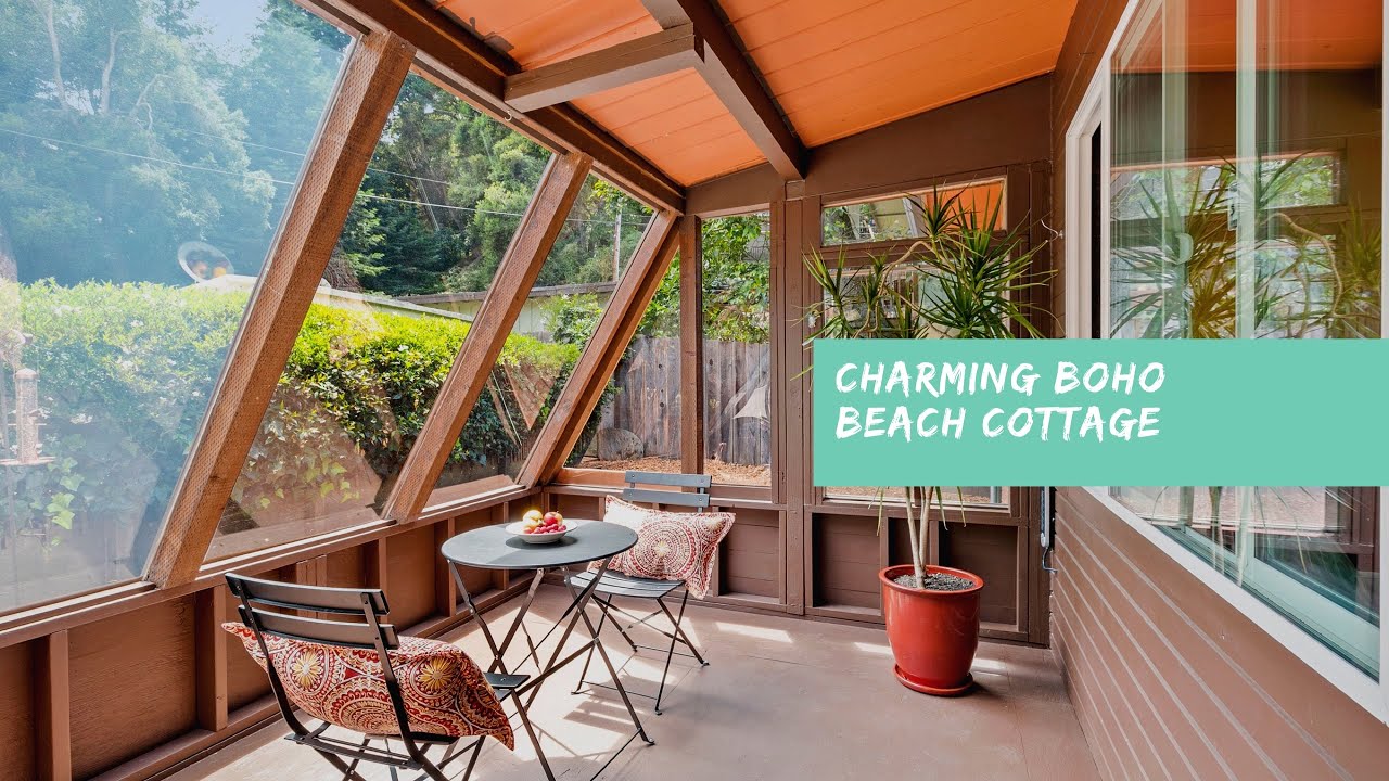 Charming Bohemian Beach Cottage // HOME TOUR - YouTube