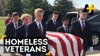 High School Students Serve As Pallbearers For Homeless Veterans