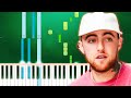 Mac miller  surf piano tutorial easy by musichelp