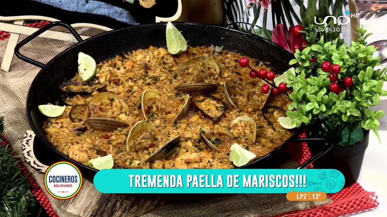 Actualizar 53+ imagen receta de paella de mariscos cocineros argentinos