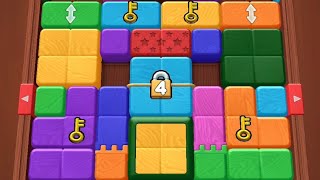 Wood Away Block Jam Level 58 Game Walkthrough Solution - New Update
