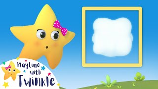 Learn Shapes in the Clouds with Twinkle | Baby Educational Cartoons | Learn with Twinkle