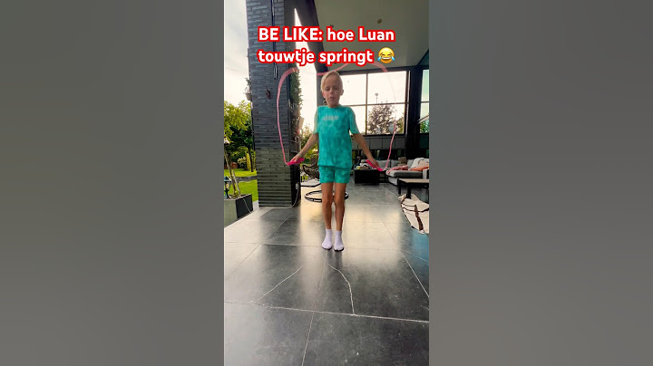 Touwtje springen doet iedereen op zijn eigen manier 😂♥️ #debellingas #short #shorts 🆎👍