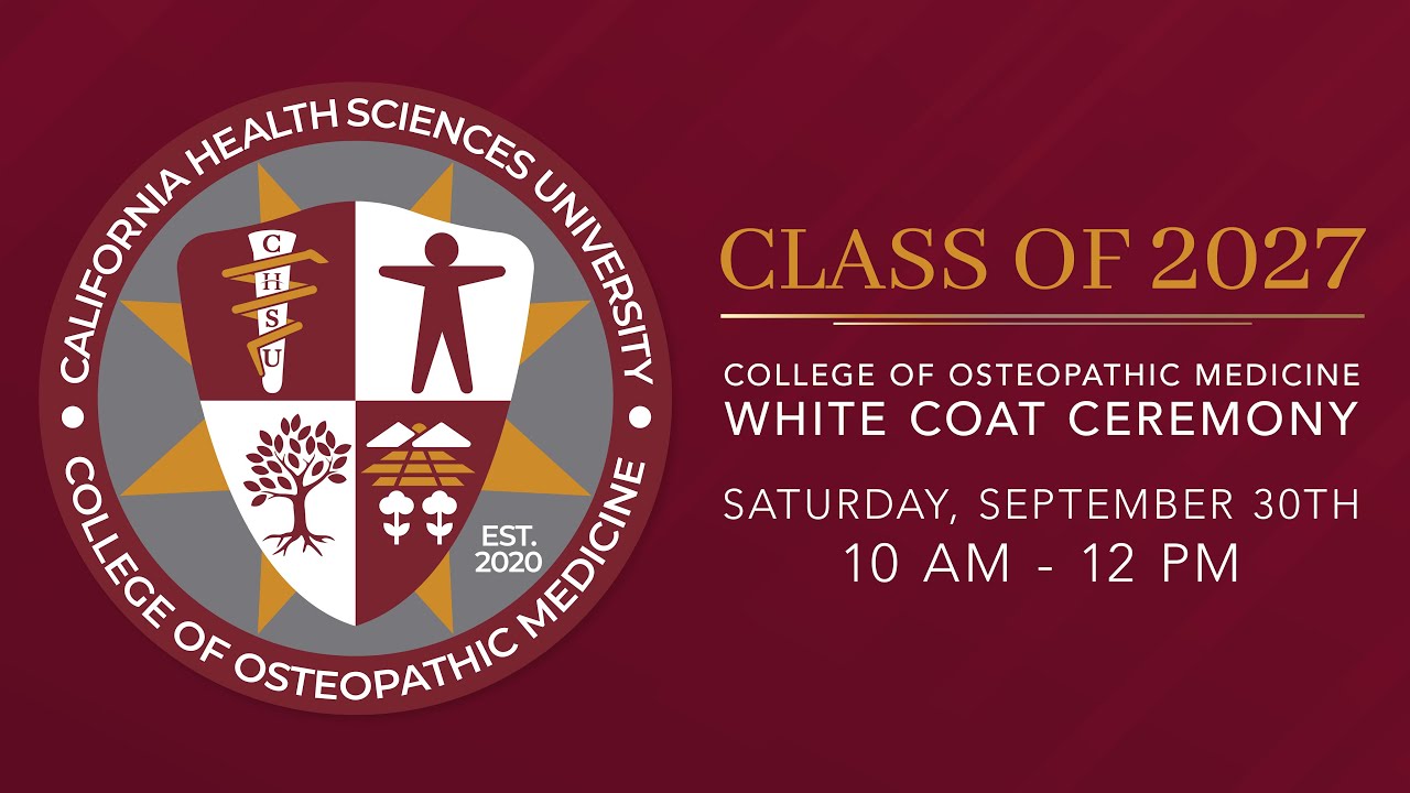 CHSU College of Osteopathic Medicine White Coat Ceremony YouTube