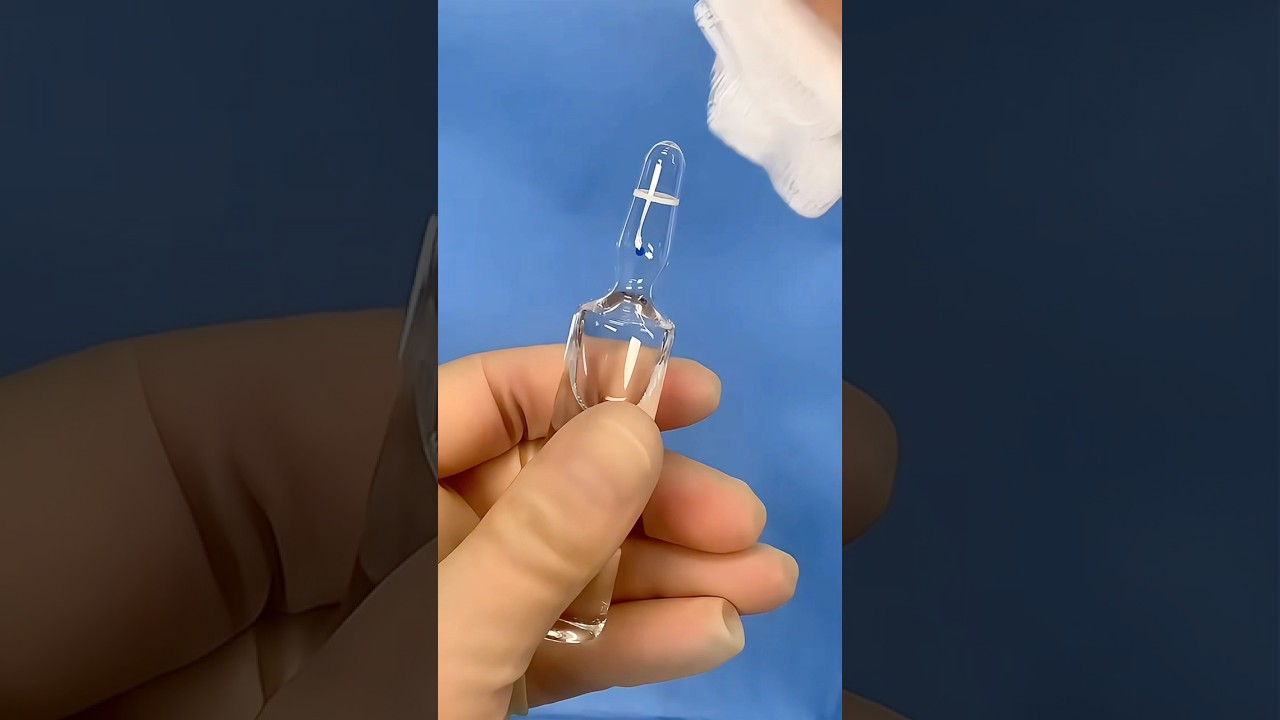 Как правильно разломить ампулу 