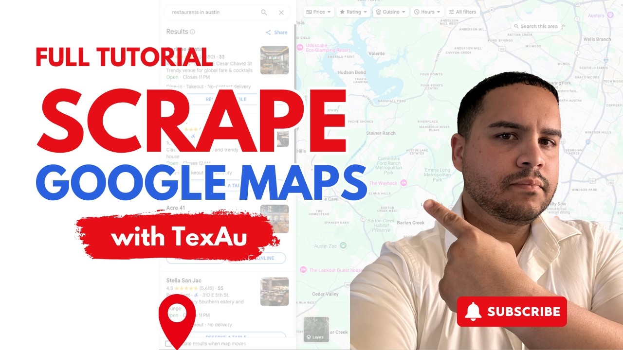 Scrape Leads from Google Maps & Automate Like a Pro with TexAU! - YouTube