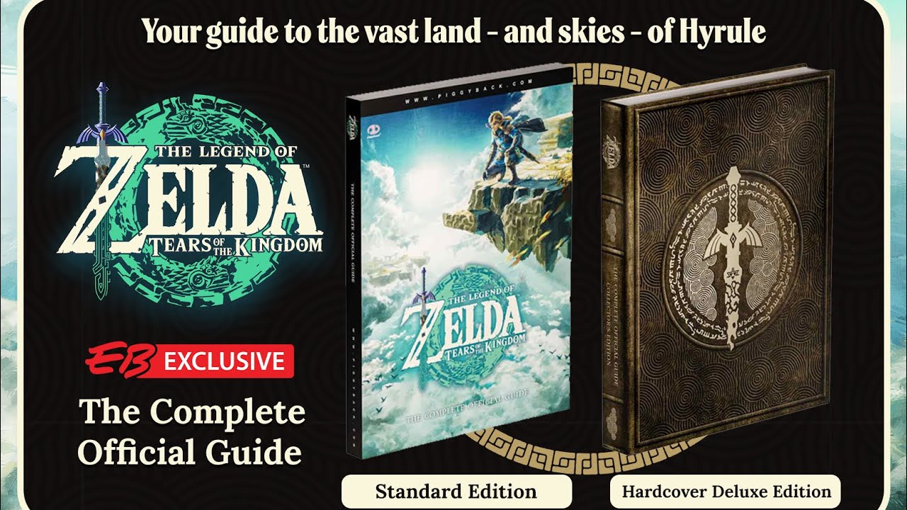 The Legend of Zelda™: Tears of the Kingdom – The Complete Official Guide:  Standard Edition [Spiral-bound] Piggyback: Piggyback: : Books