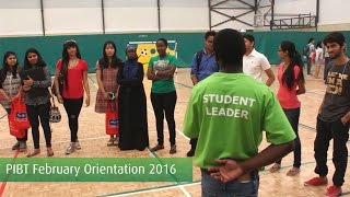 PIBT February Orientation 2016