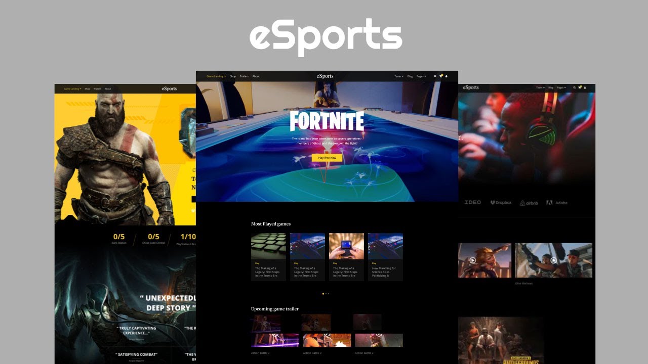 Introducing eSports: Awe-striking Joomla Template for Professional Gaming  Websites - JoomShaper