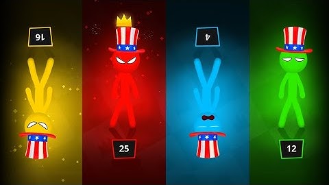 Stickman Party 1 2 3 4 Mini Games - Gameplay walkthrough Part 42 - ( iOS , Android )
