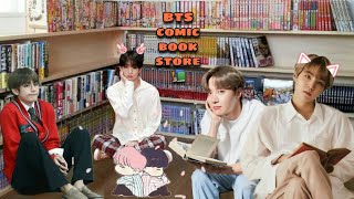 BTS Comic book store 📚🏪 || Hindi Dubbing || Part - 1 (Run ep. 67)