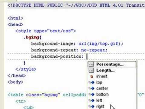 CSS Background Image Position - YouTube