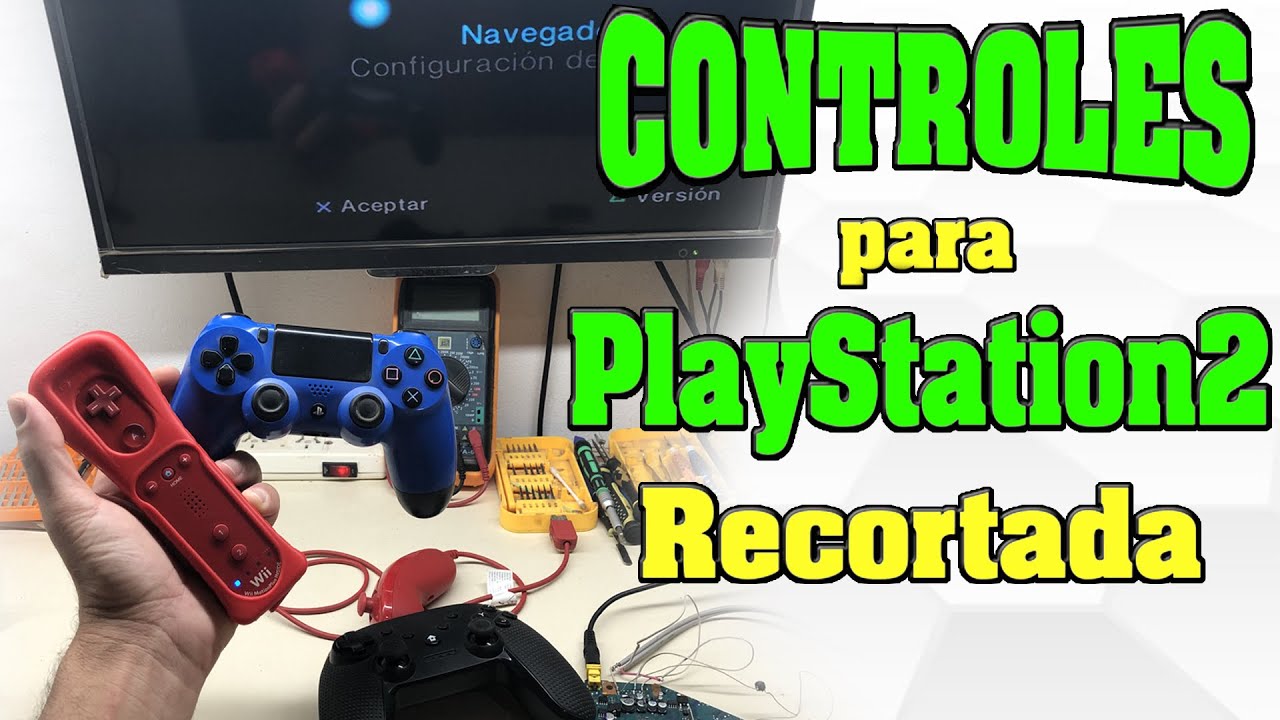 CONECTA casi cualquier CONTROL Bluetooth en tu PlayStation 2 usando un  (Nodemcu ESP32) Blueretro 