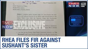 Rhea Chakraborty targets SSR