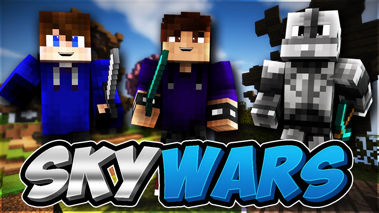 Minecraft Sky Wars The Worst Mega Team Ever 25 Minecraft Skywars Youtube - skywars team battle roblox