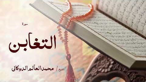 64 سورة التغابن  بصوت القارئ الشيخ محمد العالم الدوكالى