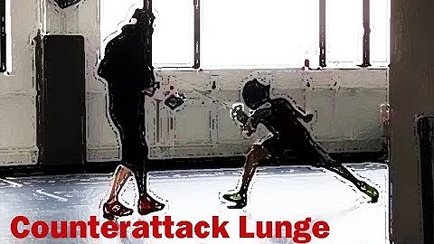 Counterattack Lunge Practice During Retreat