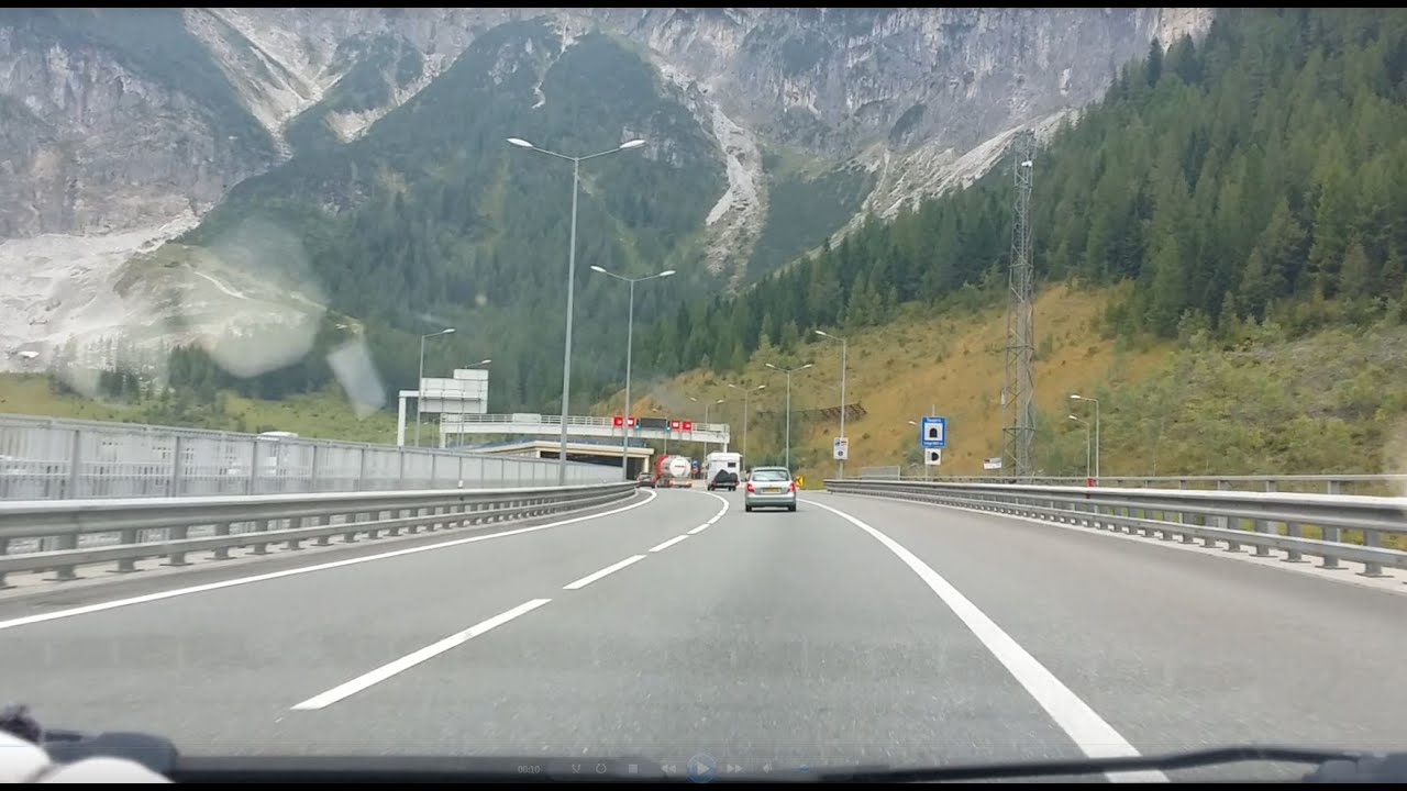 (Tauerntunnel) Lange durchfahrt durch den Tauerntunnel - Salzburg richtung Villach - YouTube