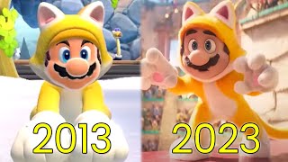Evolution of Cat Mario (2013-2023)