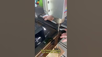 Five-axis CNC machine cutting product live video