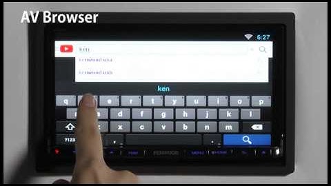 2015 Kenwood and Excelon Mobile DNN992 Audio and Video Browser