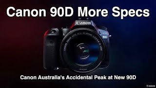 Canon 90D - Leaked Explosive New 90D screenshot 3