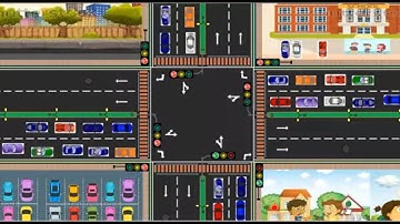 Automation studio 6.0v simulation (traffic signals) #automationstudio  #trafficsignal