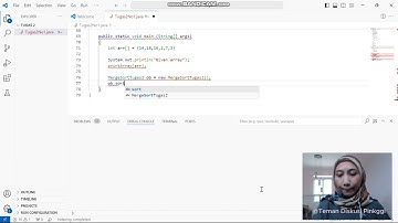 Merge Sort dan Counting Sort pada Visual Studio Code