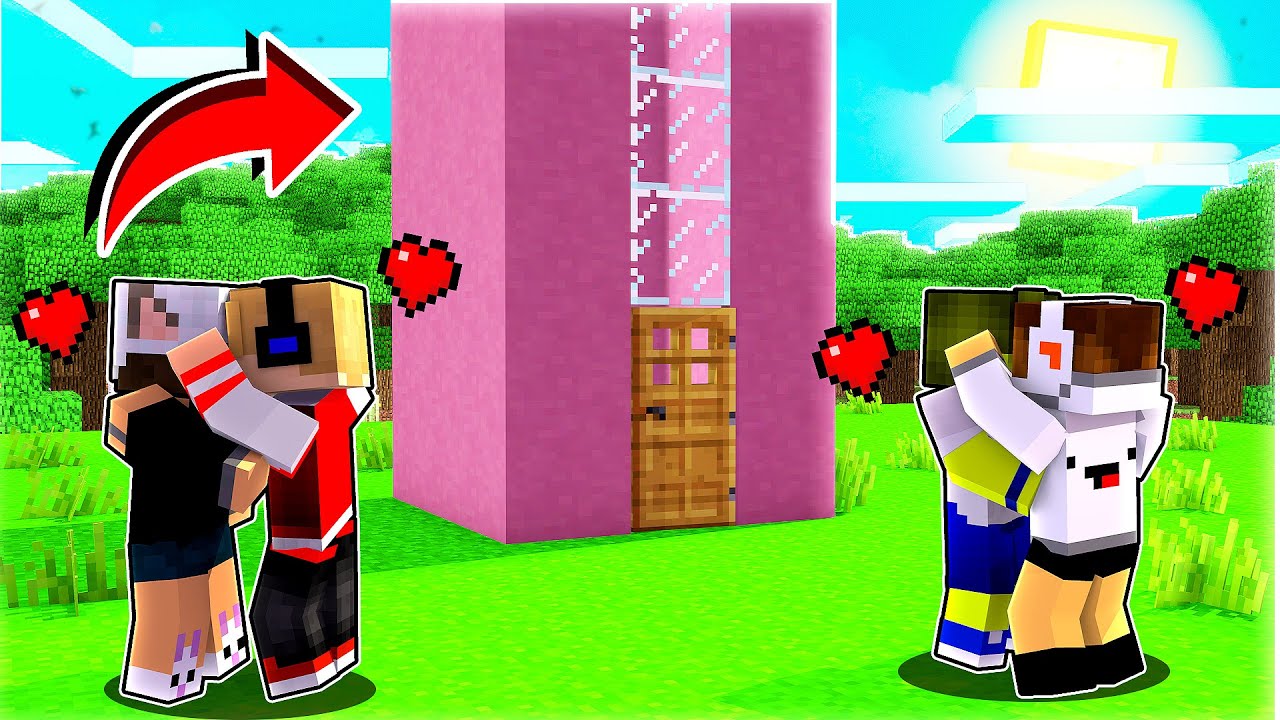 ELEVADOR DO BEIJO DOS YOUTUBERS NO MINECRAFT !